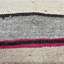 Tapis beige moderne en laine rayé 25,2 x 139,8 pouces