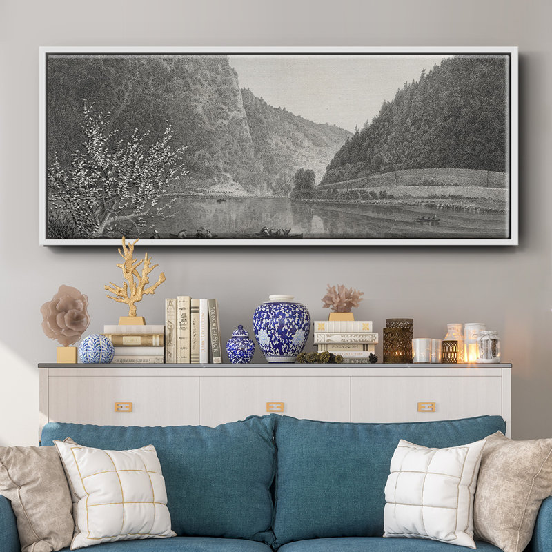 Delaware Water Gap- Framed Canvas