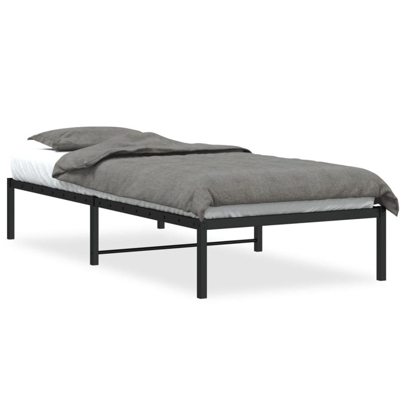 Akenside Bed, European Single (90 x 200cm), Black