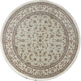Oriental Area Rug in Taupe/Ivory