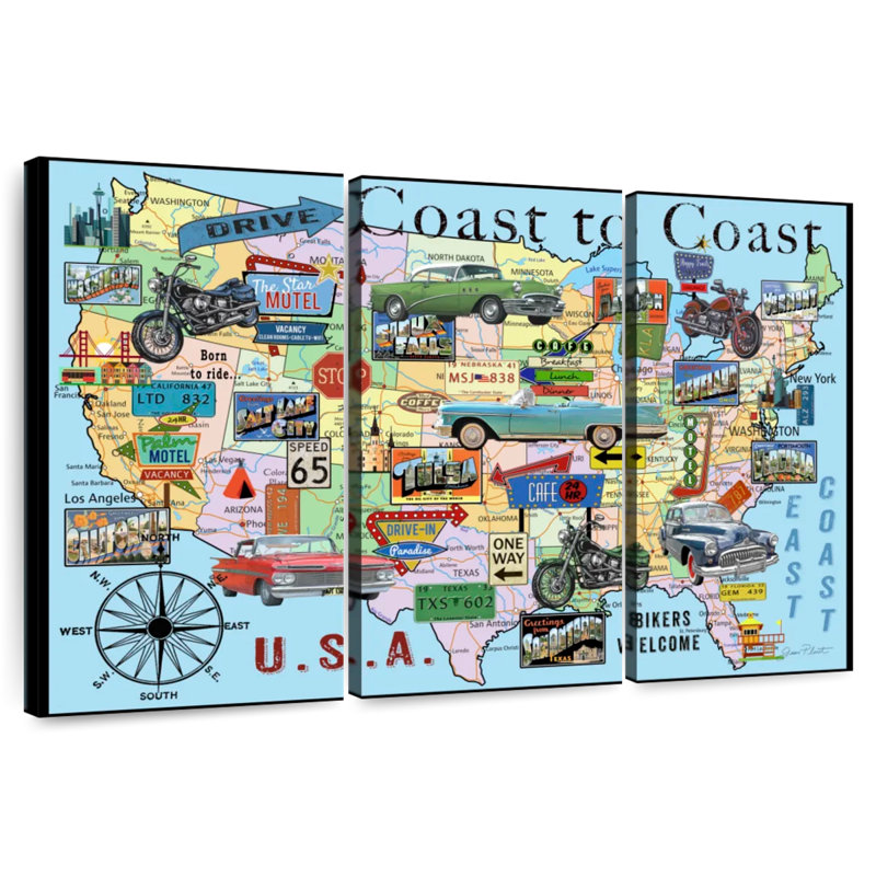 Coast To Coast V, 20" H x 33" W