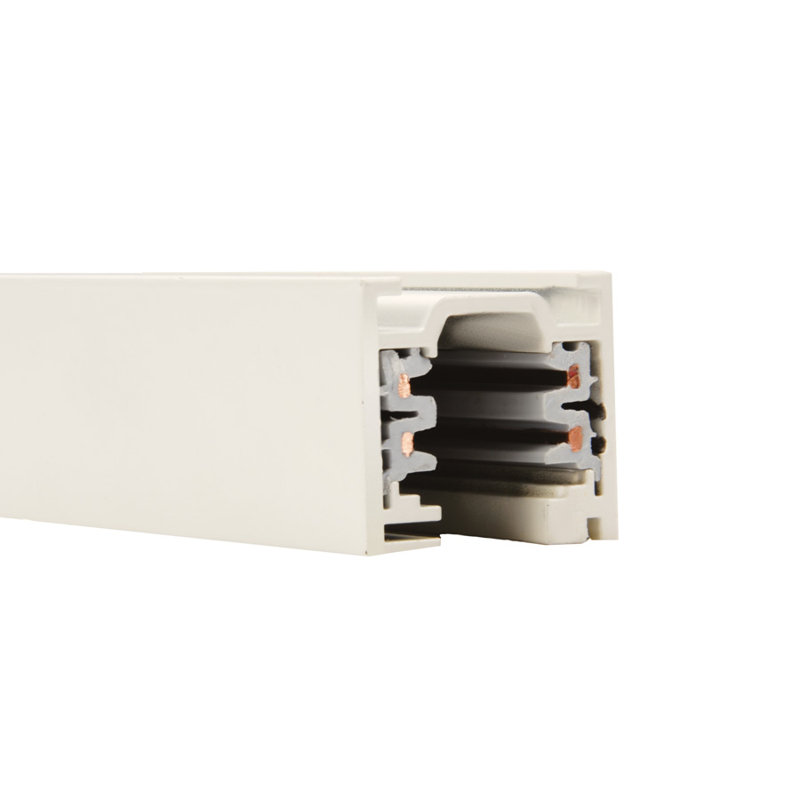 Rail en l 120 v, H 1,375 po x l 96 po x P 1,3125 po, Noir