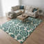 Tapis vert en laine touffeté à la main à motif floral vert et crème Dollins Authentic-19940188
