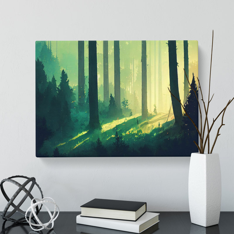 Innovative Summer Forest - Wrapped Canvas, 40cm H x 60cm W