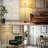  68.5" Standing Floor Lamp Sea bottom seamless Summer beach hand drawn seaside print Undersea Dimmable Metal Pole Lamp with Linen Lampshade LED Bulb Included