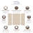 SaraMar 48'' W 36'' D 96'' H Glue Up Solid Surface Wall-42040204-124488997