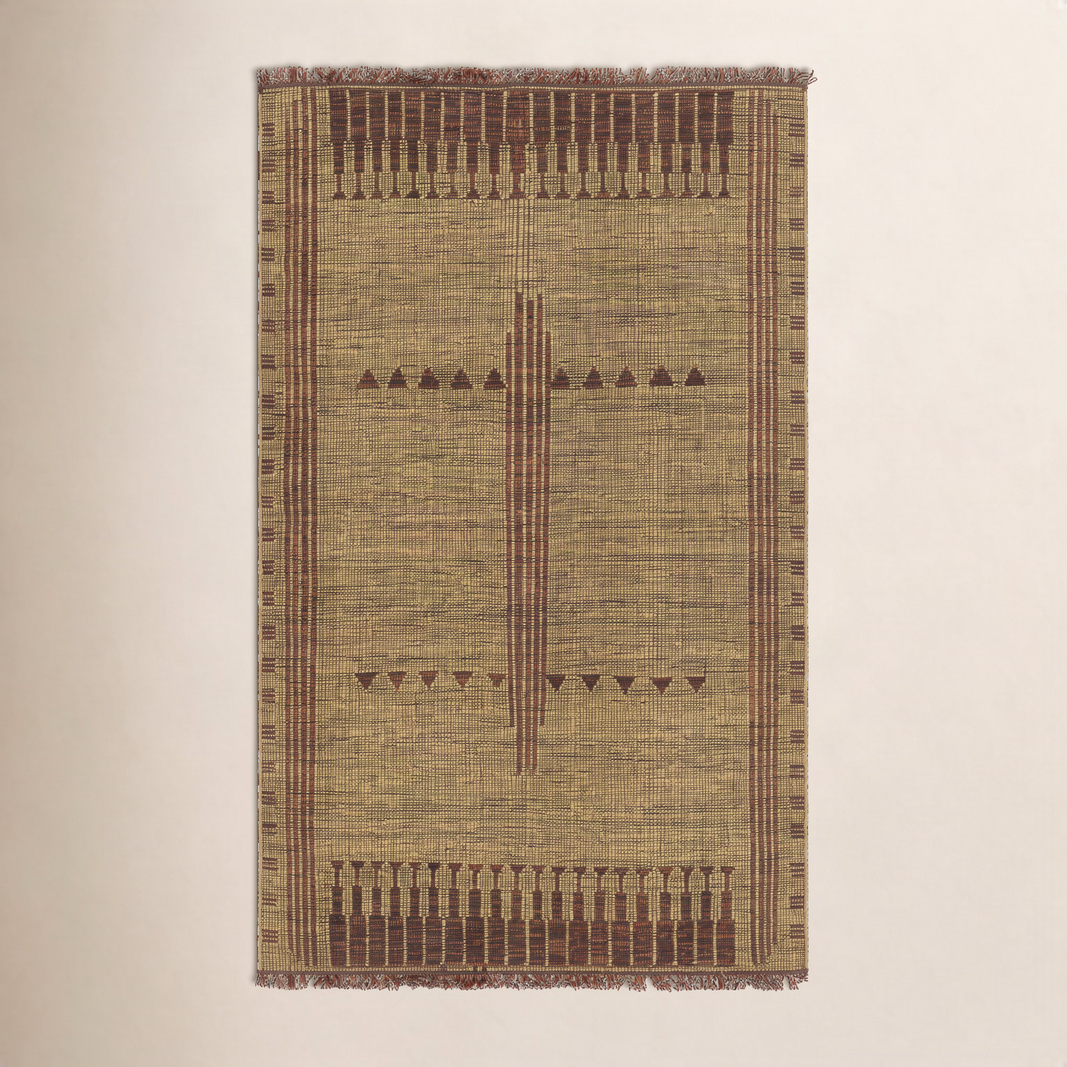 Alfi Hand-Woven Oriental Jute Rug, Rectangle 9' x 12'