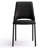PU Leather Black Dining Chair, Upholstered Armless Side Chair with Padded Seat & Metal Frame for Kitchen, Living Room, Office, Vanity-117454273