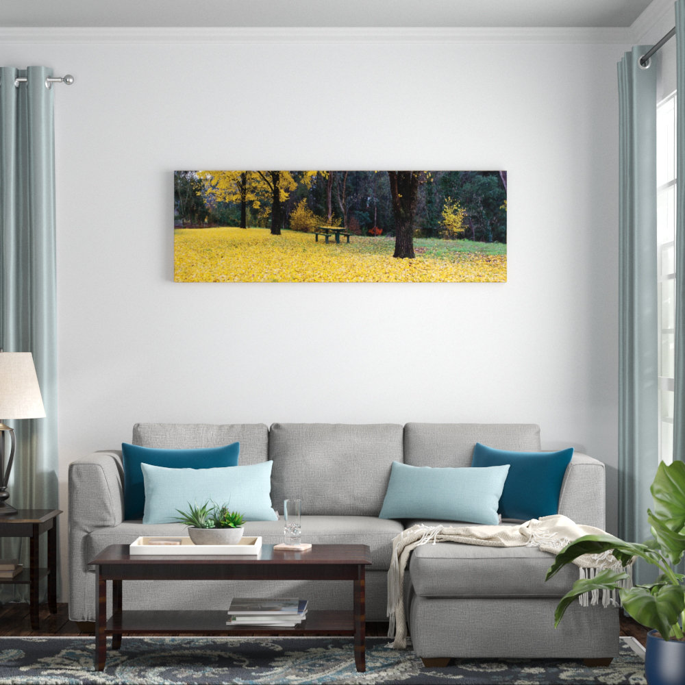 Bright Blanket by Andrew Brown Photographic Print Wrapped on Canvas in Black/Yellow
