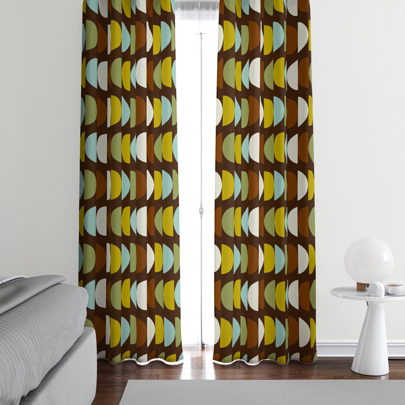 Semi Sheer Curtain Pair, 20" W x 82" L