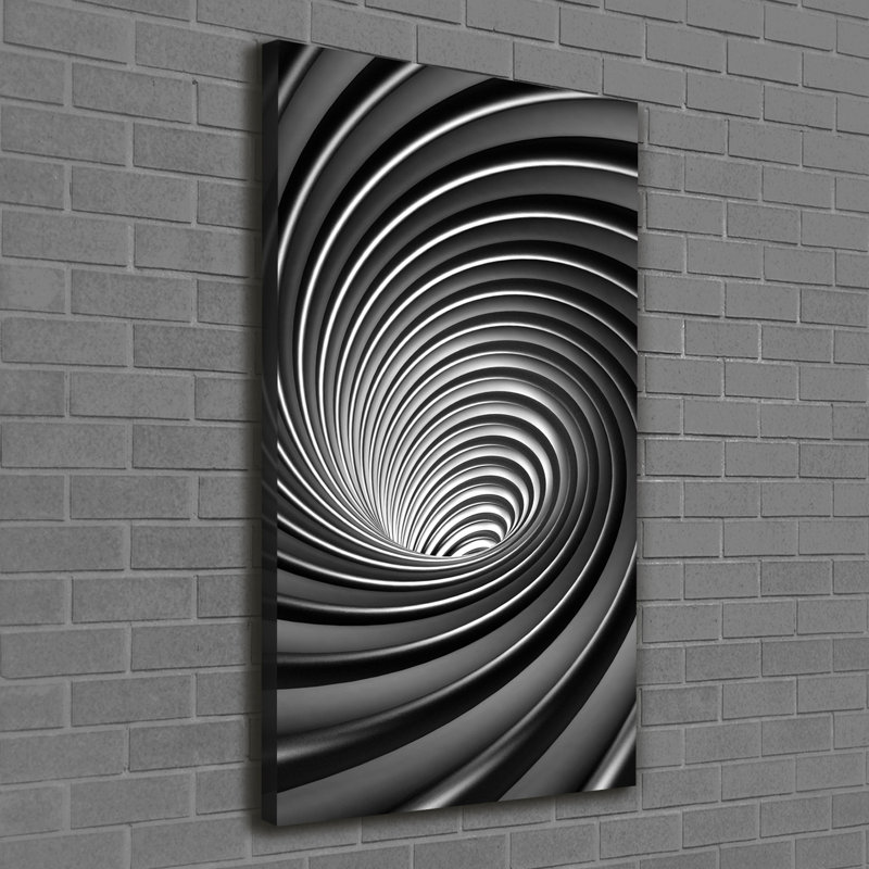 Swirl Abstraction - Wrapped Canvas Print