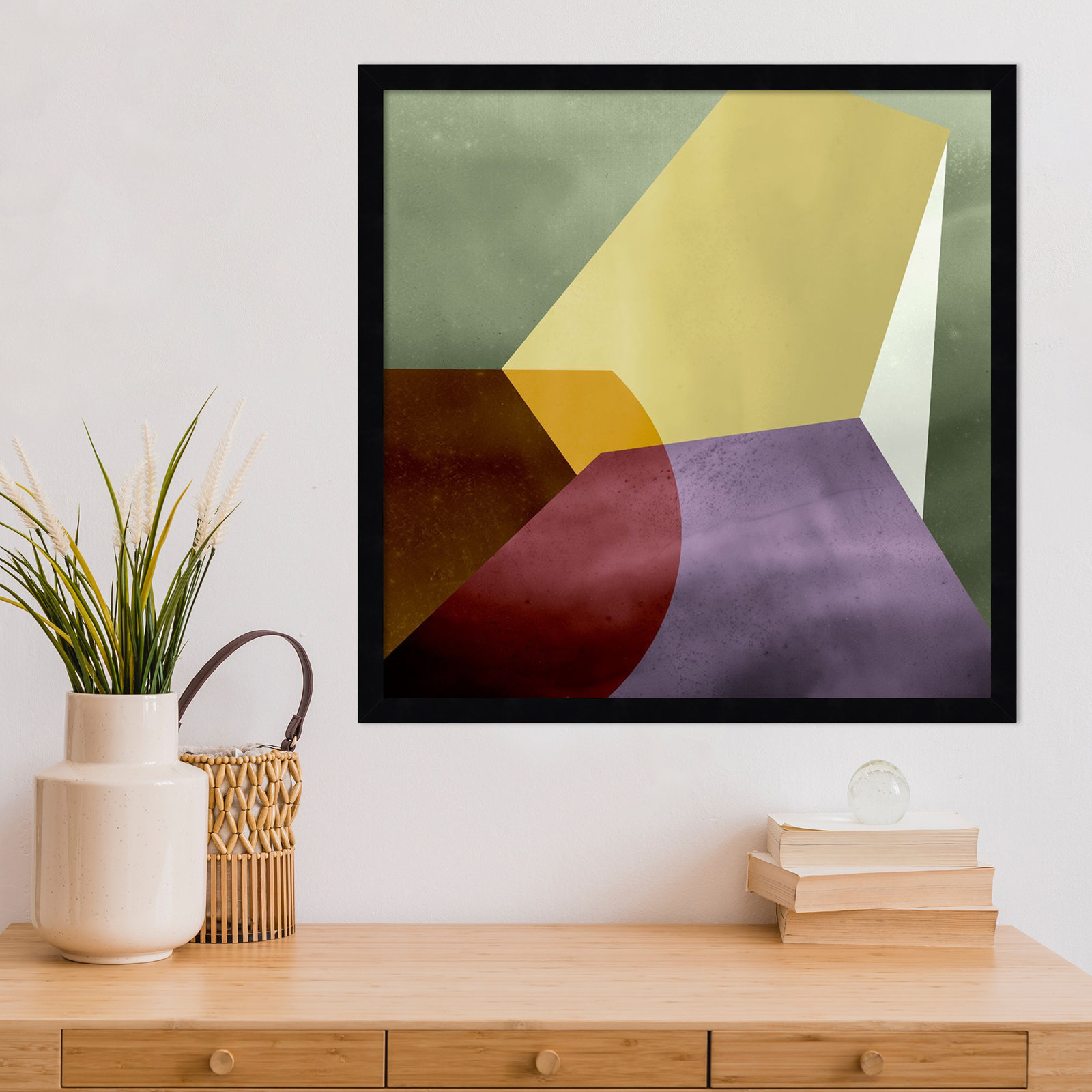 Flagler "Essentially Minimal VI" Print, 21" H x 21" W, Black