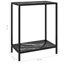 Cavallo Glass Top Console Table-1901467373-1901467368