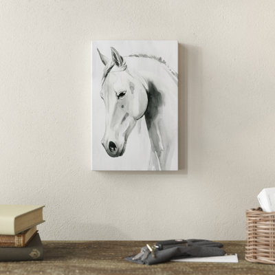 «Horse Whisper I», peinture sur toile