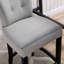Ockton Upholstered Counter Stool with Solid Wood Frame