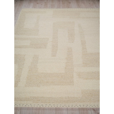 Sunstone flatweave Wool Ivory/Cream Area Rug