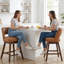 Tabouret de bar pivotant en similicuir Bisto-1251283862-1251283871