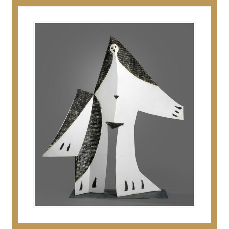 «Femme aux bras tendus» par Pablo Picasso - Impression Giclée sur cadre, H 37,35 po x l 33,5 po