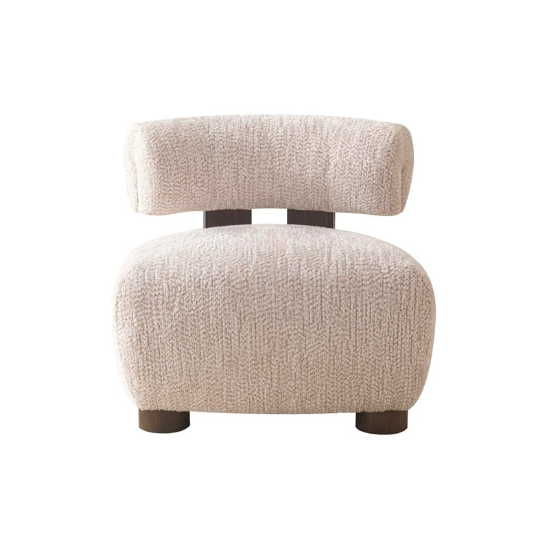 Fauteuil d'appoint Arabella, Crème, crème