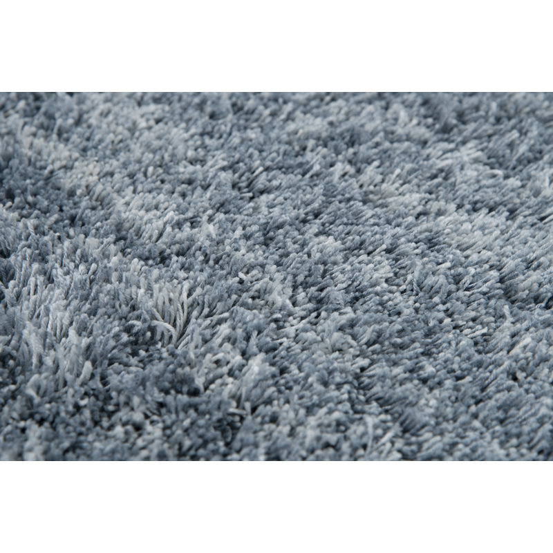 Tapis gris touffeté à la main Wensess, Rectangle 5 pi x 7 pi 6 po