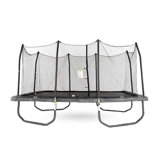 Skywalker Trampolines Epic Series 15 Rectangle Trampoline With Dual Black/Grey Springpad