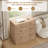 Retro Elegant Oversized 3-drawer Nightstand-2043869212