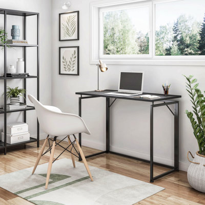 Space Saving Folding Desk For Living Room Bedroom