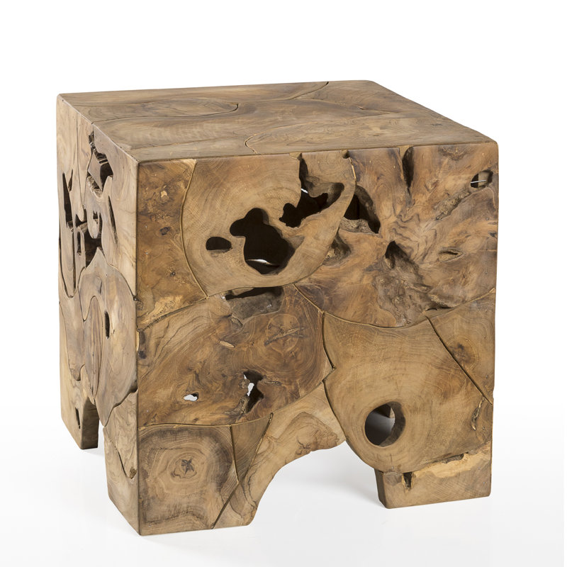 Table de bout en bois massif Liverman