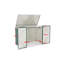 Atrice 6 ft. W x 3 ft. D Metal Garbage Shed-458522148