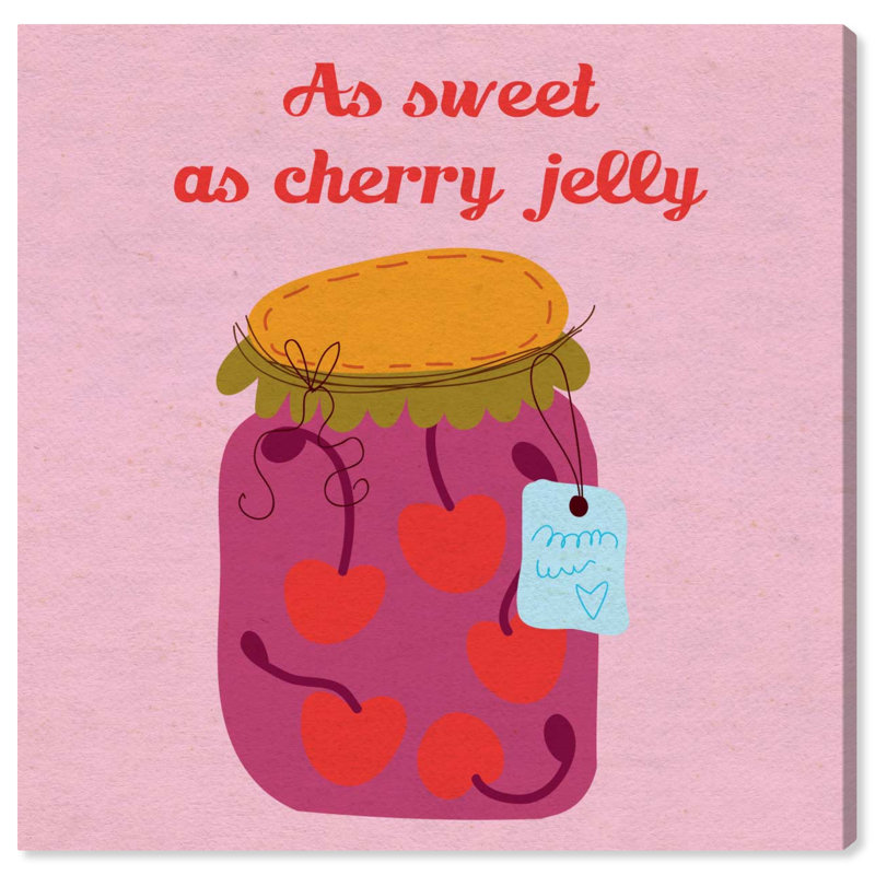 Art sur toile Abby Sweet Cherry, H 24 po x l 24 po x P 1,5 po