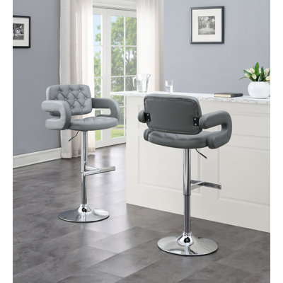 Leather Bar Stool