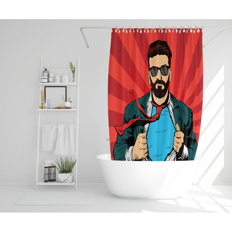 Ella-Nicole 13 Piece Polyester Shower Curtain Set