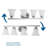 Hilary 4 - Light Dimmable Vanity Light-75391170
