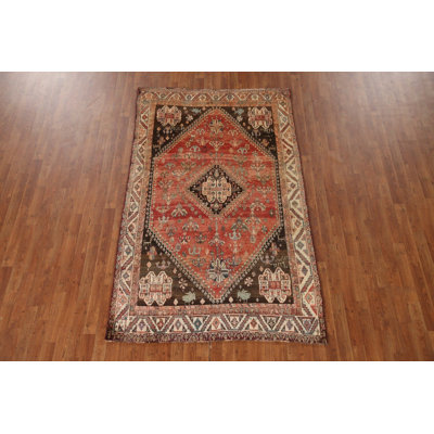 Antique Geometric Traditional Area Rug 5x8