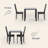 3 - Piece Glass Top Dining Set-833953736