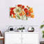 Poppies Melody sur toile, ensemble de 4 pièces-333778977