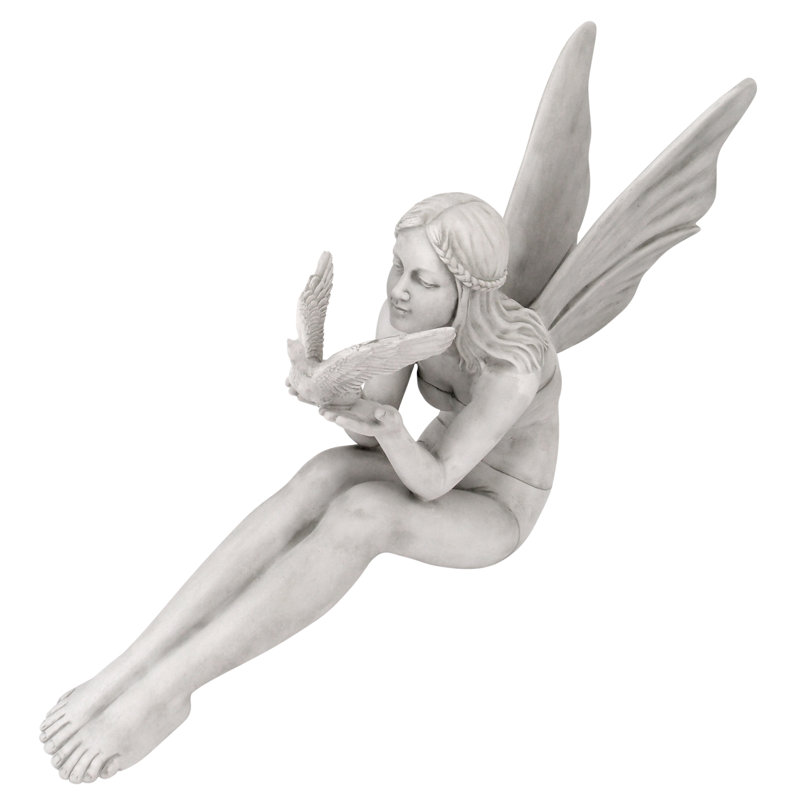 Statue de jardin cecina à oiseau