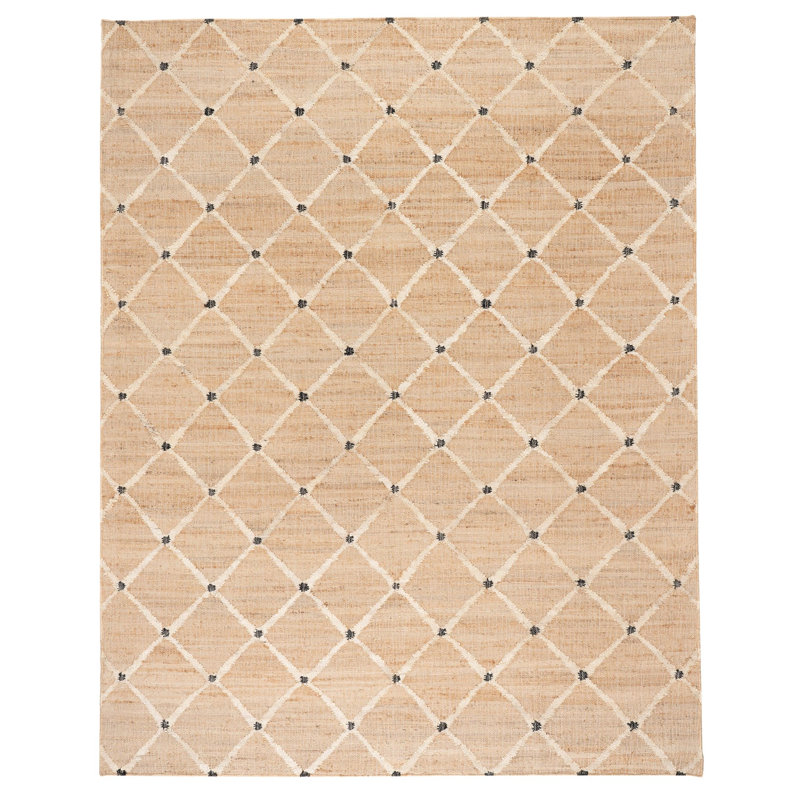 Kali Natural Handwoven Jute Rug, Rectangle 9'6" x 13'6"