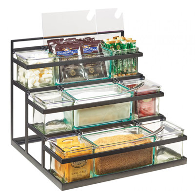 Stair-Step Condiment Station