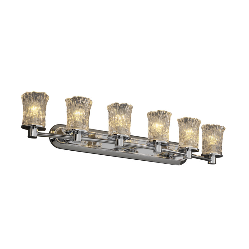 Jaoquim 6 - Light Vanity Light, Gold with Clear Rim, Polished Chrome