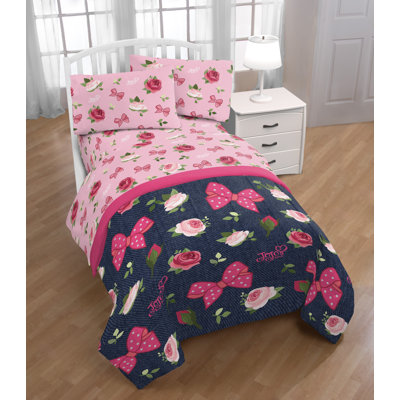Ensemble d’boucles réversible nickelodeon jojo siwa roses and
