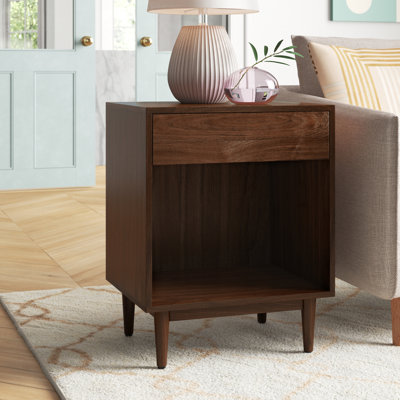 Azalia Solid Wood Top End Table
