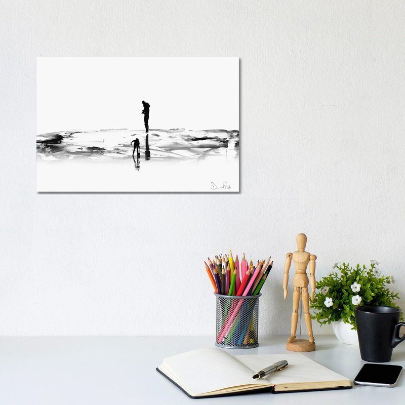On The Beach by Dan Hobday - Wrapped Canvas Gallery-Wrapped Canvas Giclée, 20.32 cm H x 30.48 cm W