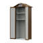 2.7X1.9FT Storage Cabinet Metal Garden Shed with Lockable Door