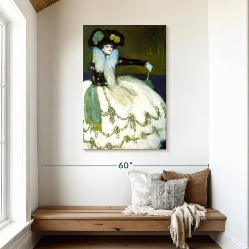 Femme de la Navette en bleu - 1901, H 45 po x l 30 po