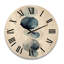 Horloge murale circulaire en bois-1921445048