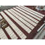 12 po x 24 po FS texturé marbre naturel cannelé 3D pour mur, 1 boîte 4 PCS