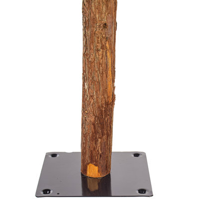 Natural Bark Alpine 5' H Artificial Pine Christmas Tree