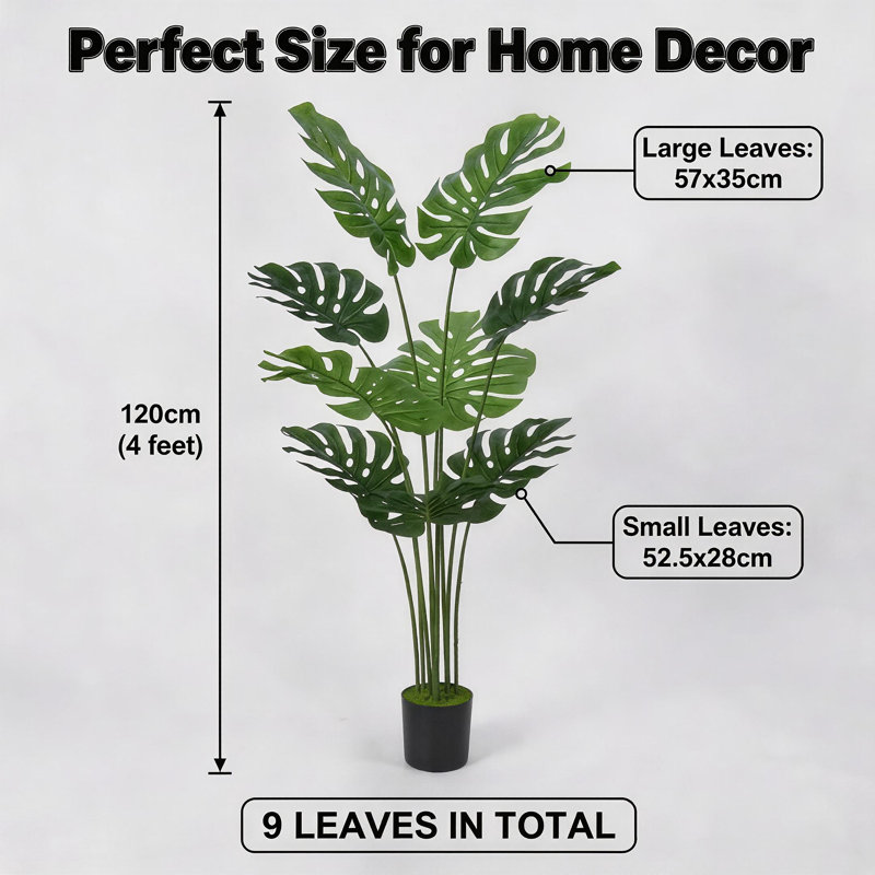 Plante artificielle 48 "Monstera, Monstera