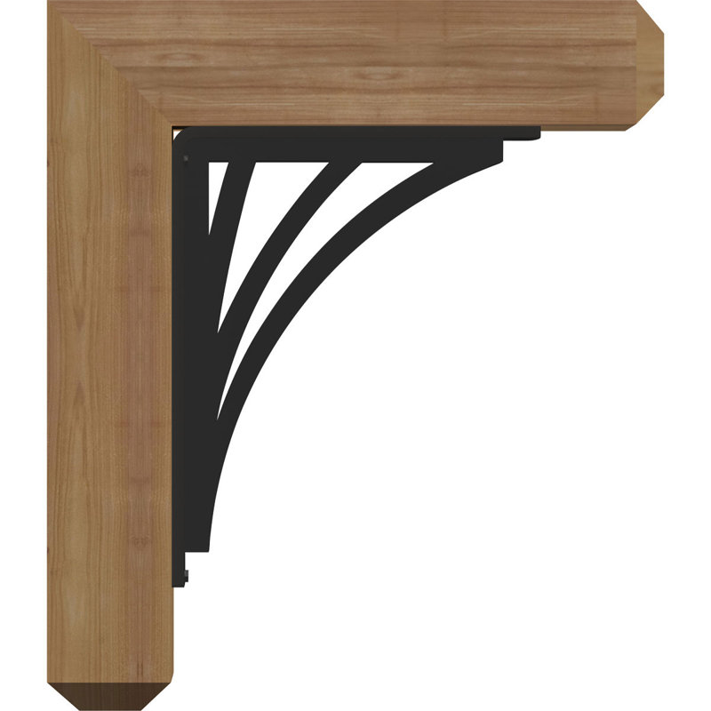 Support triple Ironcrest de 4 po Nevio, H 23 po x P 20 po, 3 1/2"W x 4"T Western Red Cedar (Smooth)